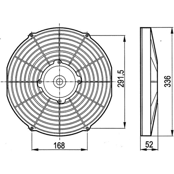 20166029  ELECTROVENTILADOR ASP 305MM 24V