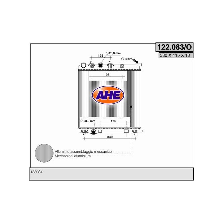 122083/O  PEUGEOT 207 1.6 16V / CITROËN C3 (09-) 1.4 i