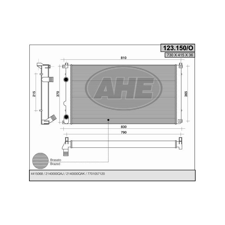 123150/O  NISSAN Interstar V28 / V33 / V35 1.9 Dci-2.2 Dci-2