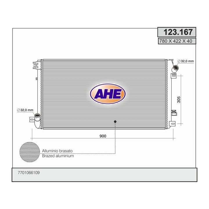 123167  RAD RENAULT MASTER IV 2.5 DCI 146 M +/- AC