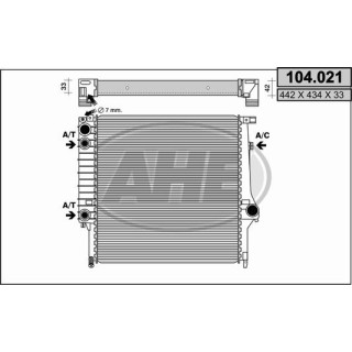 104021  RadiadorBMW 320- 325 E-30 AT AC