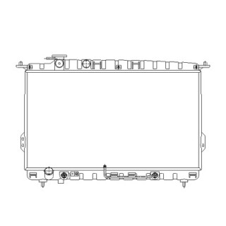 112043  Radiador  HYUNDAI - SONATA IV (EF) - 2.0 16V