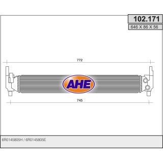 102171  (Auxiliary radiator) / SEAT Ibiza V (6J5) / SKODA