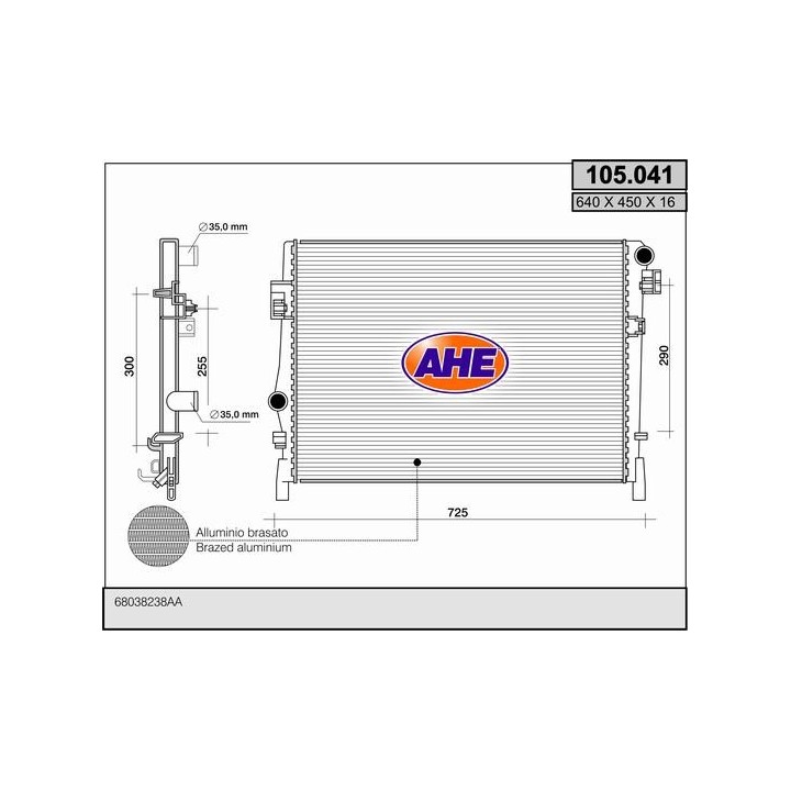 105041  RAD DODGE Journey 2.0CRD/2.4/2.7 M/AT +/-AC 08-