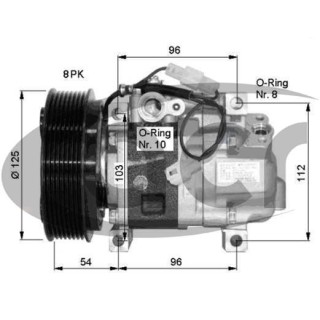 20134629  PA H12A1AE4DC A/D PV8 130MM ST9 12V V-B