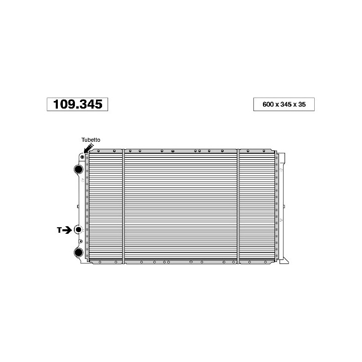 109345  RAD. FIAT RITMO II/REGATA 1.9 TD