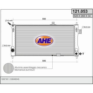 121053  RAD OPEL Kadett D