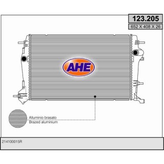 123205  RAD RENAULT Scenic 1.9Dci/2.0Dci/2.0 +/-AC 08-