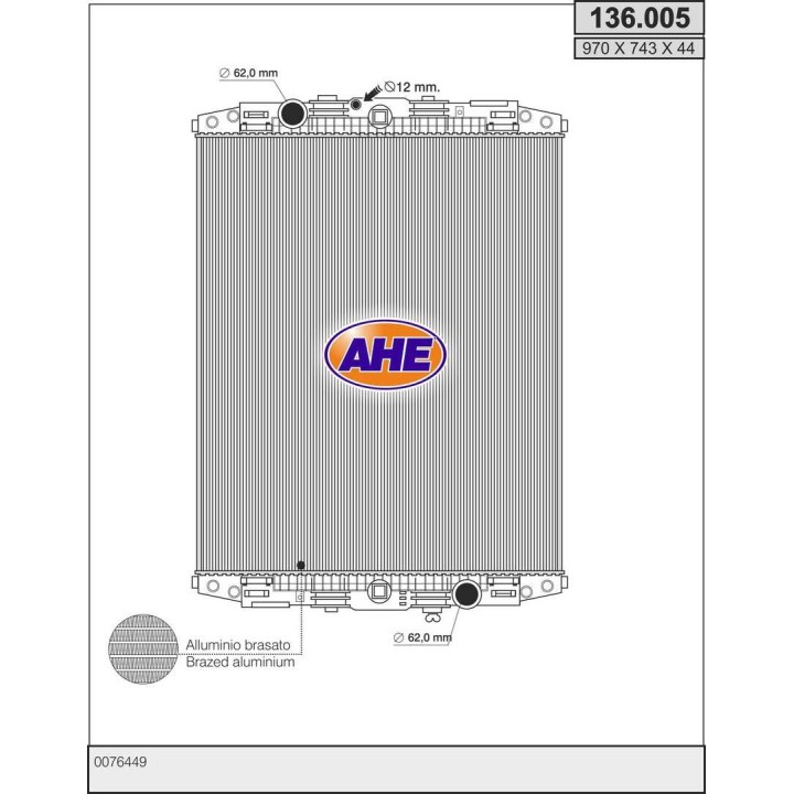 136005  RAD DAF 95.380/400 Ati 87-97