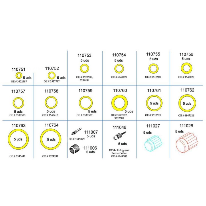 20110750  KIT JUNTAS MANTENIMIENTO VOLVO