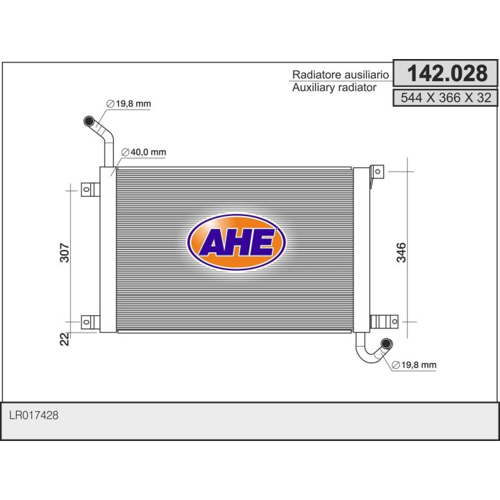 142028  RAD Range Rover Sport 5.0 +/-AC 10-