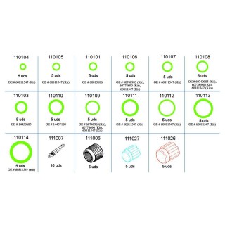 20110100  KIT JUNTAS MANTENIMIENTO ALFA ROMEO