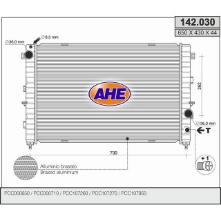 142030  RAD LAND ROVER Discovery II 4.0 +/-AC M/AT 99-04
