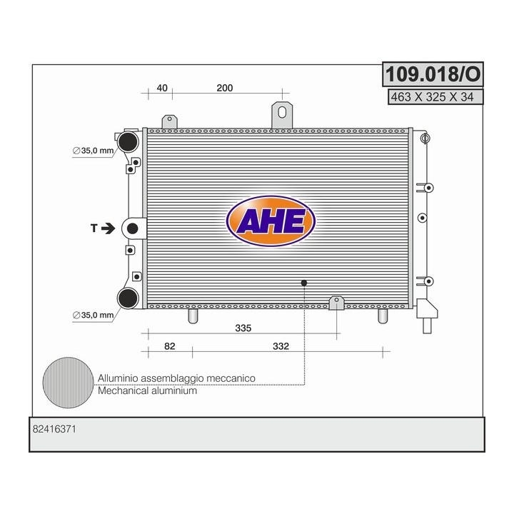 109018/O  RAD LANCIA Delta I (R 86) 1.5-1.8    M