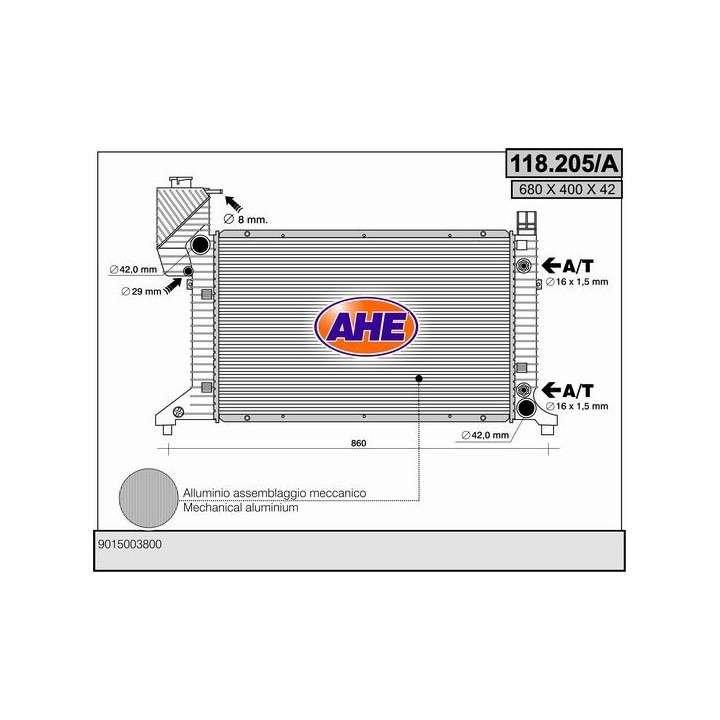 118205/A  RAD MERCEDES Sprinter All  AT  02-