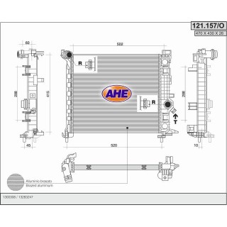 121157/O  RAD OPEL Meriva B 1.4 Turbo 10-