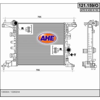 121159/O  RAD OPEL Meriva B 1.4  10-