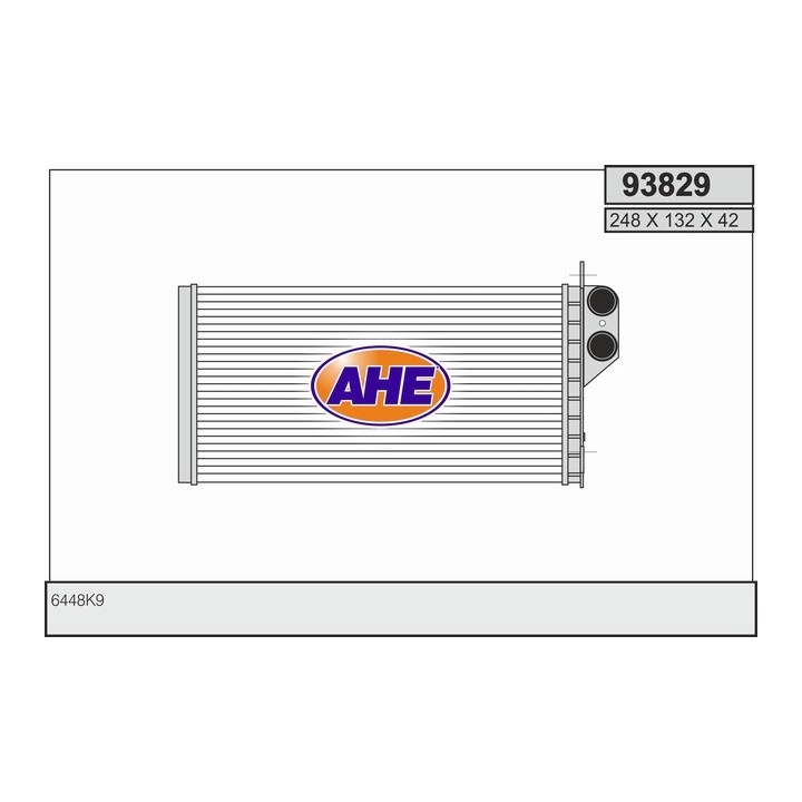 93829  HEATER CORE CITROEN C3 02-