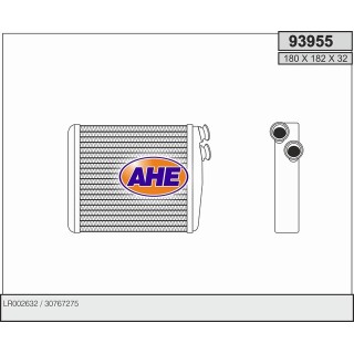 93955  HEATER LAND ROVER Evoque-Freelander/VOLVO S60-XC60