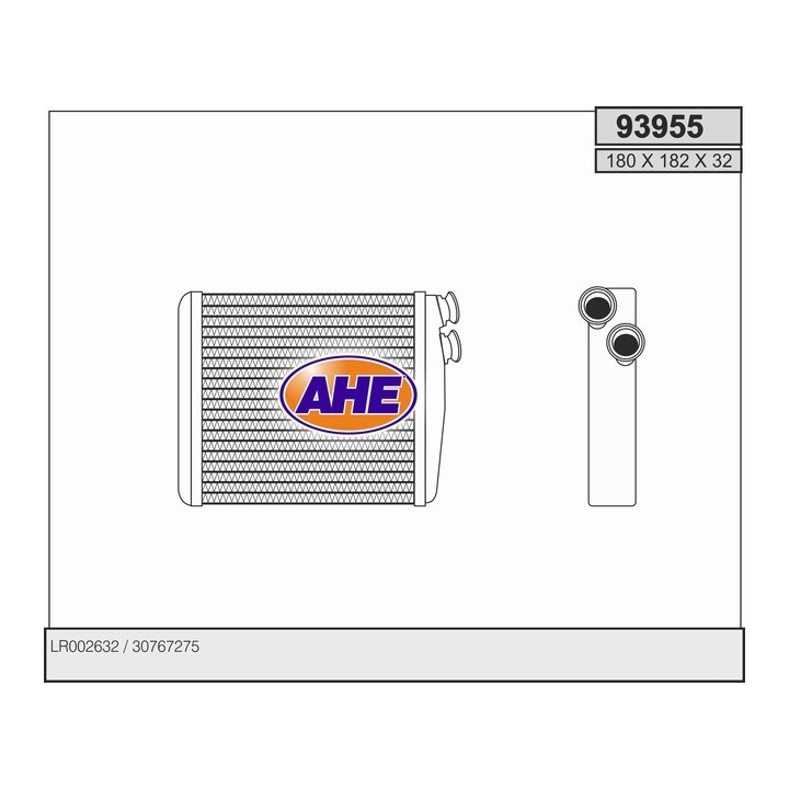 93955  HEATER LAND ROVER Evoque-Freelander/VOLVO S60-XC60