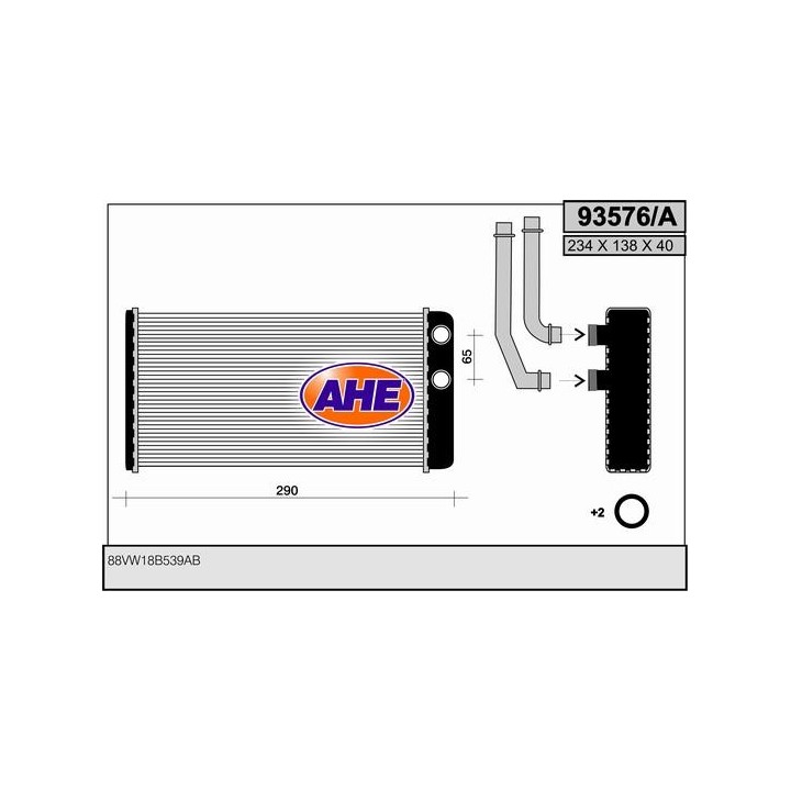 93576/A  HEATER  FORD Transit III