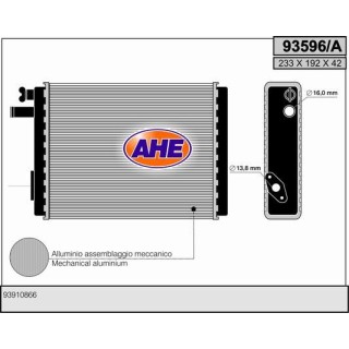 93596/A  HEATER  IVECO Daily I