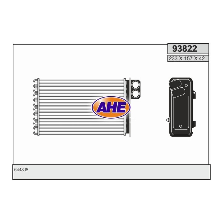 93822  HEATER CORE CITROEN C5