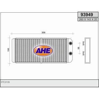 93949  HEATER LAND ROVER Discovery I 96-98