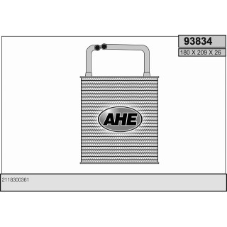 93834  HEATER CORE MERCEDES W211 02-