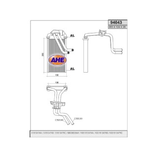 94043  CHRISLER Sebring (JS) / DODGE Caliber / JEEP Compa