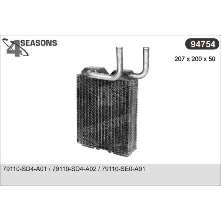 94754  HEATER CORE