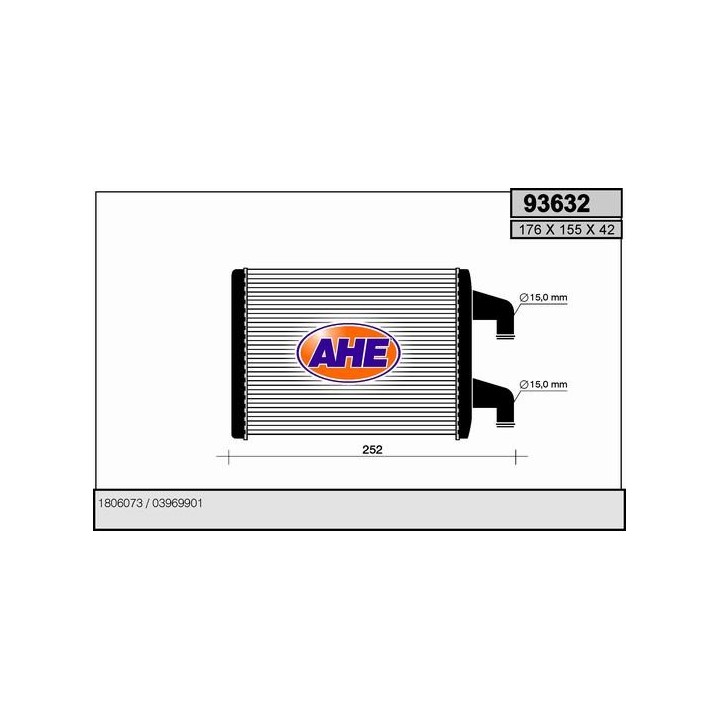93632  HEATER OPEL Ascona A-B / Manta A-B  70-79