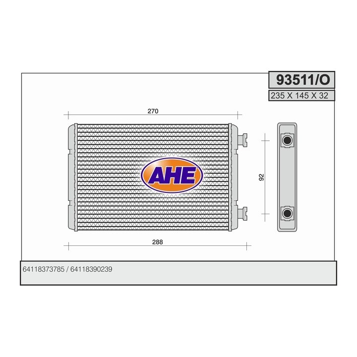93511/O  BMW Serie 3 (E36) 316 i / 318 Ti / Tds