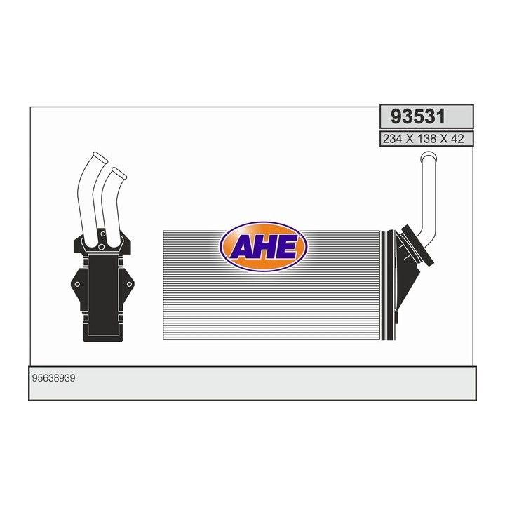 93531  HEATER CORE CITROEN AX I