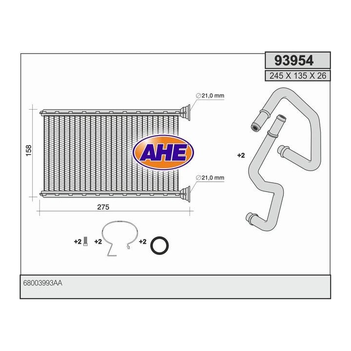93954  HEATER DODGE Nitro / JEEP Liberty