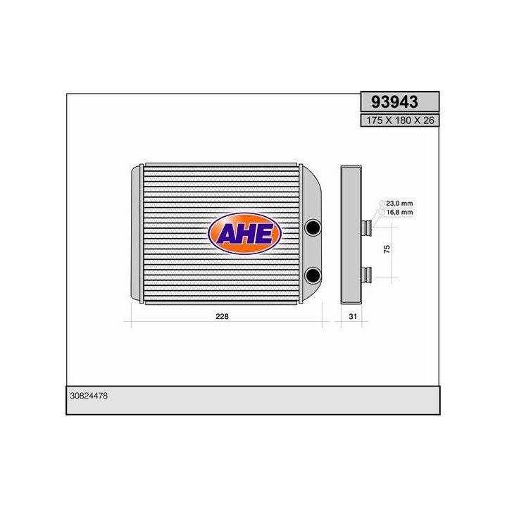 93943  VOLVO S40 / V40 (95-) 1.6 i 16V