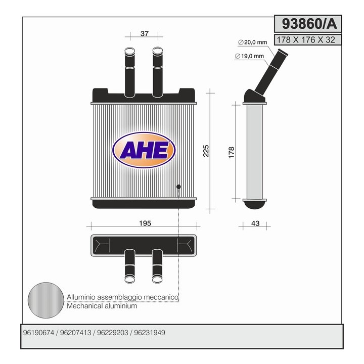 93860/A  CHEVROLET Lanos1.3 Mpi / SEH05.97-
