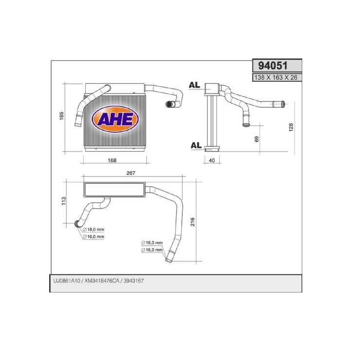 94051  FORD Ranger /  MAZDA B-Series 2.5D - 2.5TD - 2.5TD