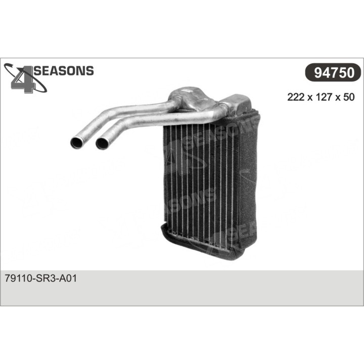 94750  HEATER CORE  HONDA / TOYOTA