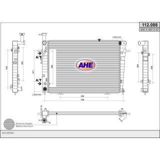 112088  RAD HYUNDAI Tucson 2.7 +/-AC M/AT 06.04-