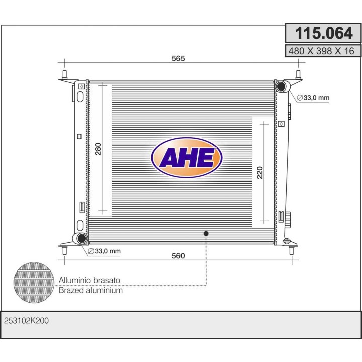 115064  RAD KIA Soul (AM) 1.6/CRD +/-AC   08-