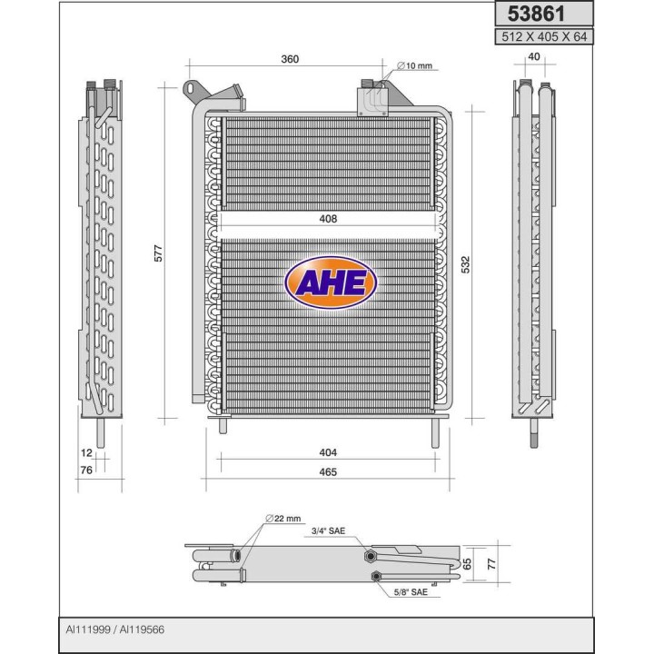 53861  JOHN DEERE 6000/6400 Series 4 Cylinde