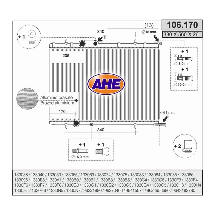 106170  CITROEN Berlingo Multi Space II 1.1 - 1.4 - 1.6 16