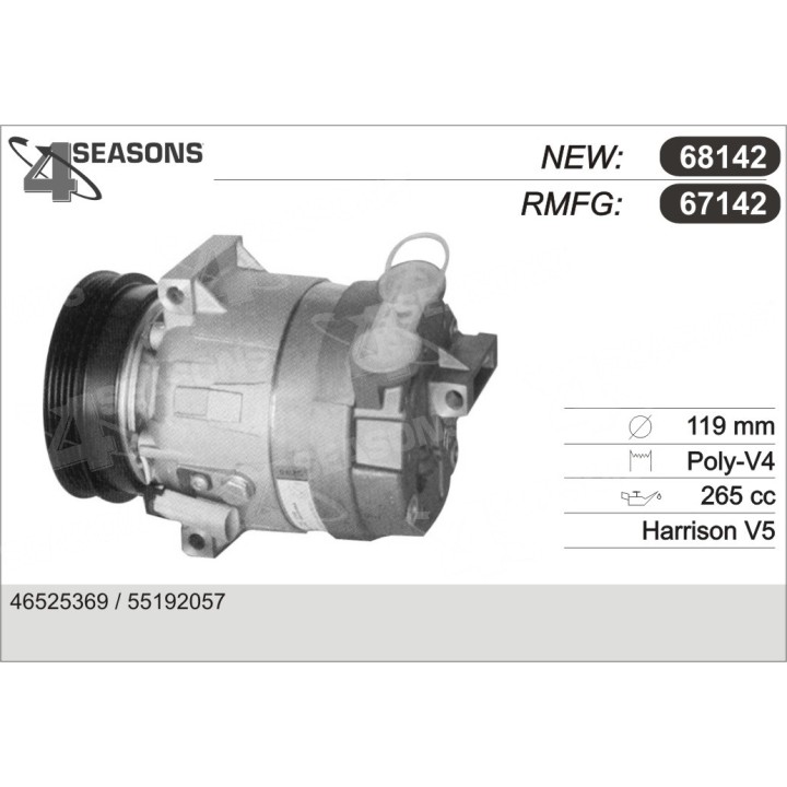 67142  COMPRESOR  LANCIA LYBRA