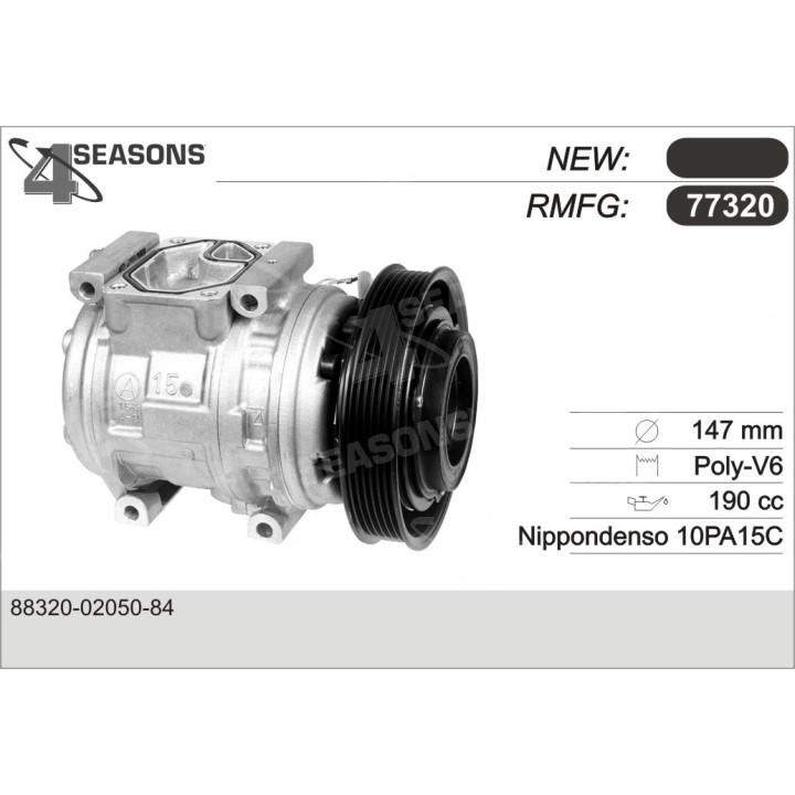 77320  COMPRESOR  ND 10PA15C