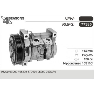 77385  COMPRESOR   SUZUKI GD VITARA 2.0 98-