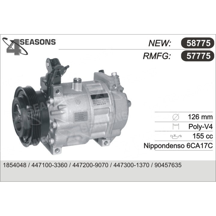 57775  COMPRESOR  OPEL