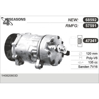 57591  COMPRESOR  VW