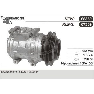 67369  COMPRESOR  TOYOTA HILUX