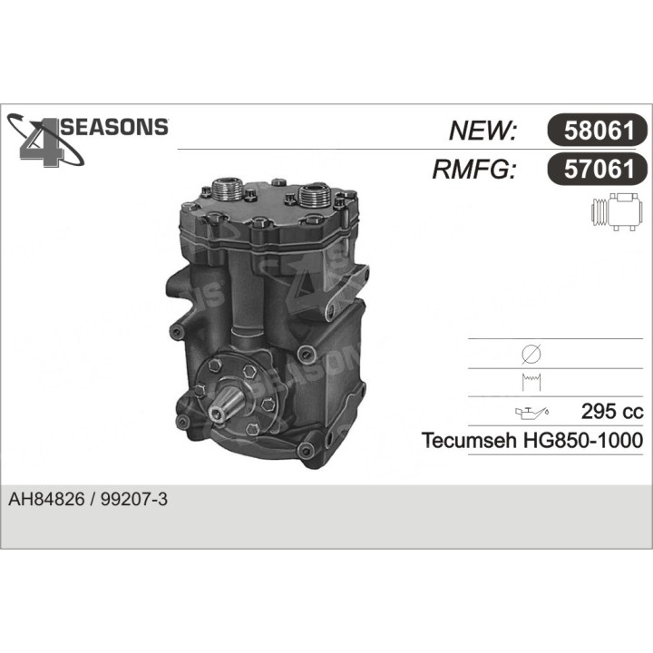 57061  COMPRESOR  CATERPILLAR WITH TECUMSEH COMPRESS